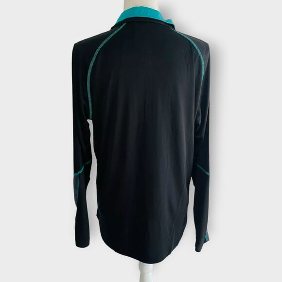 Subaru Black Label Quarter Zip Long Sleeve Top Athletic Recycled Materials XL - Picture 4 of 10